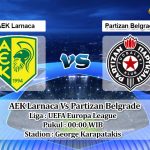 Prediksi Skor AEK Larnaca Vs Partizan Belgrade 4 Agustus 2022