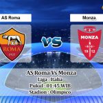 Prediksi Skor AS Roma Vs Monza 31 Agustus 2022