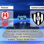 Prediksi Skor Huracan Vs Central Cordoba 2 September 2022