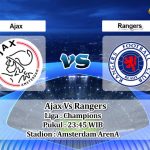 Prediksi Skor Ajax Vs Rangers 7 September 2022
