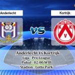 Prediksi Skor Anderlecht Vs Kortrijk 19 September 2022