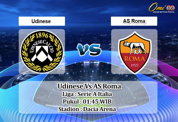 Prediksi Skor Udinese Vs AS Roma 5 September 2022