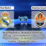 Prediksi Skor Real Madrid Vs Shakhtar Donetsk 6 Oktober 2022