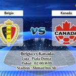Prediksi Bola Belgia vs Kanada 24 November 2022
