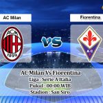 Prediksi Skor AC Milan Vs Fiorentina 14 November 2022