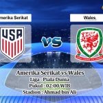 Prediksi Skor Amerika Serikat vs Wales 21 November 2022