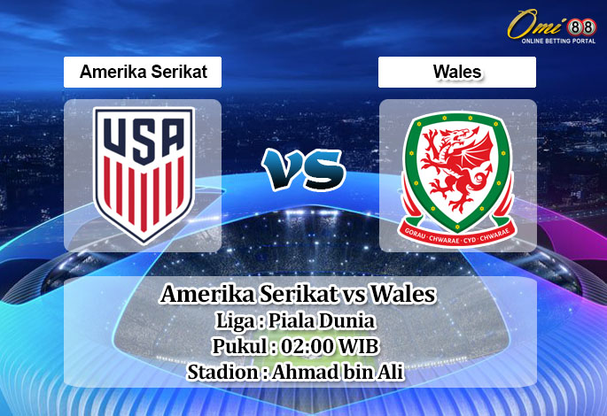 Prediksi Skor Amerika Serikat vs Wales 21 November 2022