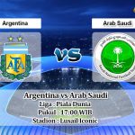 Prediksi Skor Argentina vs Arab Saudi 22 November 2022