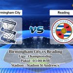 Prediksi Skor Birmingham City vs Reading 17 Desember 2022