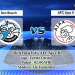 Prediksi Skor Den Bosch Vs AFC Ajax II 15 November 2022