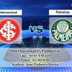 Prediksi Skor Internacional Vs Palmeiras 14 November 2022