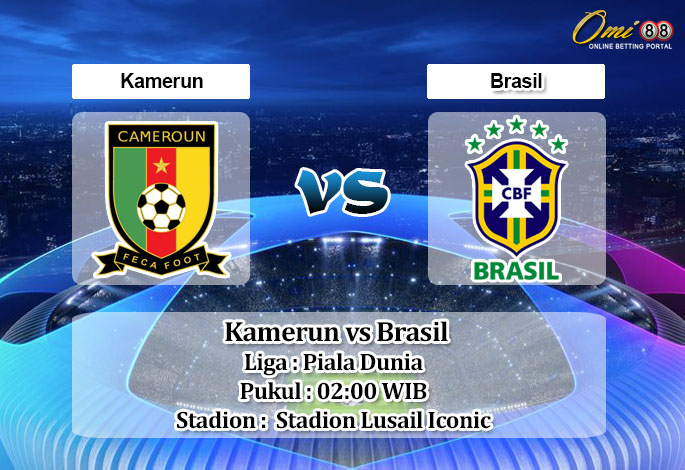 Prediksi Skor Kamerun vs Brasil 3 Desember 2022