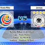 Prediksi Skor Kosta Rika vs Jerman 2 Desember 2022