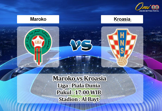 Prediksi Skor Maroko vs Kroasia 23 November 2022