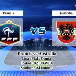 Prediksi Skor Prancis vs Australia 23 November 2022