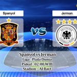 Prediksi Skor Spanyol vs Jerman 28 November 2022