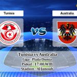 Prediksi Skor Tunisia vs Australia 26 November 2022