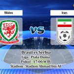 Prediksi Skor Wales vs Iran 25 November 2022