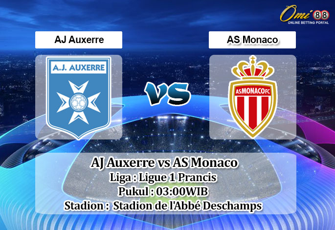 Prediksi Skor AJ Auxerre vs AS Monaco 28 Desember 2022