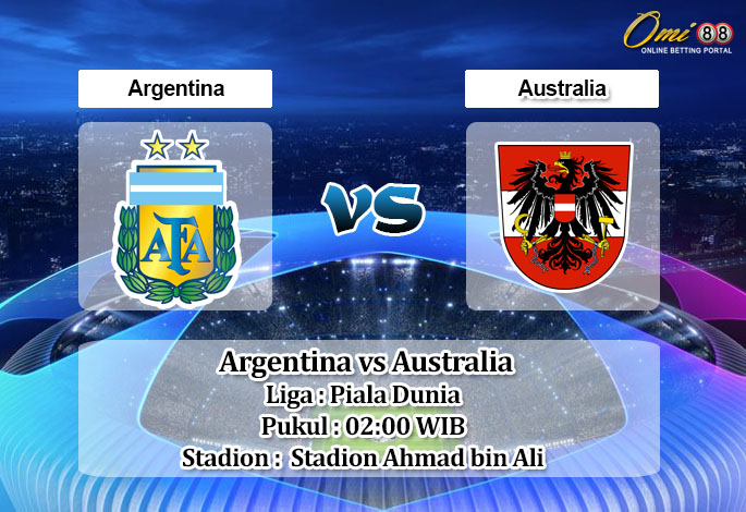 Prediksi Skor Argentina vs Australia 4 Desember 2022