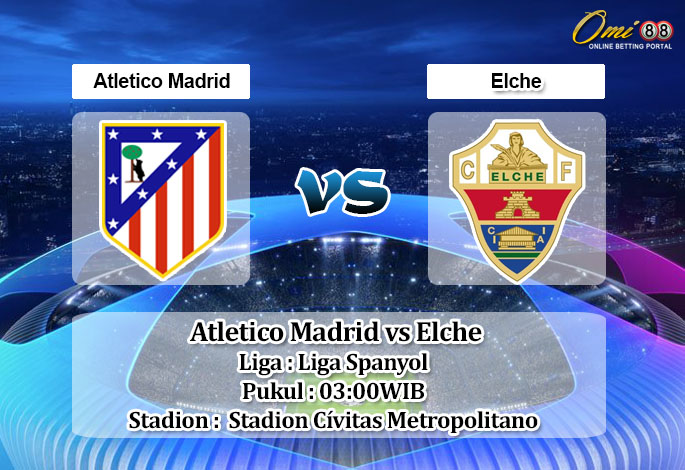 Prediksi Skor Atletico Madrid vs Elche 30 Desember 2022