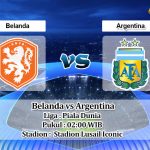 Prediksi Skor Belanda vs Argentina 10 Desember 2022