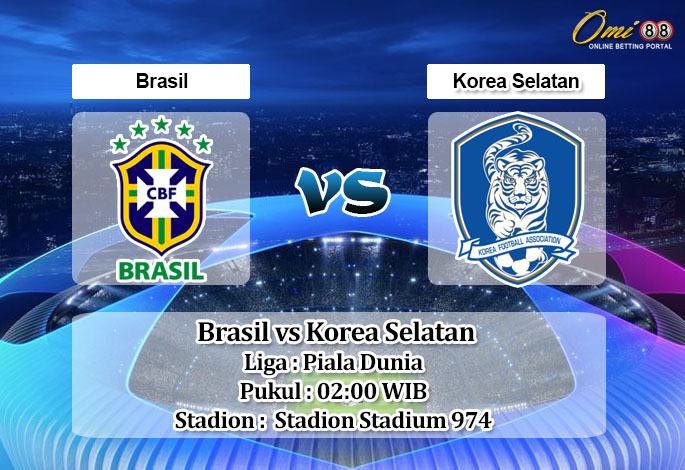 Prediksi Skor Brasil vs Korea Selatan 6 Desember 2022