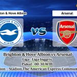 Prediksi Skor Brighton & Hove Albion vs Arsenal 1 Januari 2023