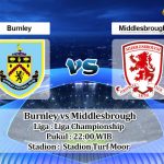 Prediksi Skor Burnley vs Middlesbrough 17 Desember 2022