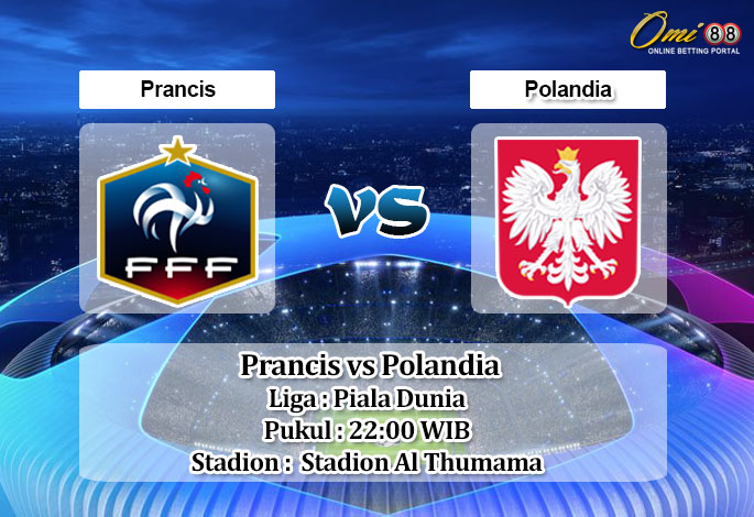 Prediksi Skor Prancis vs Polandia 4 Desember 2022