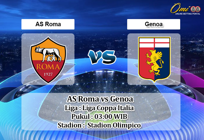 Prediksi Skor AS Roma vs Genoa 13 Januari 2023