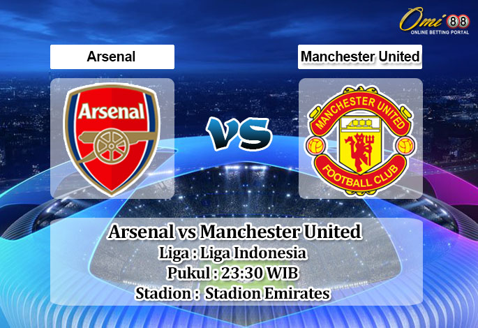 Prediksi Skor Arsenal vs Manchester United 22 Januari 2023