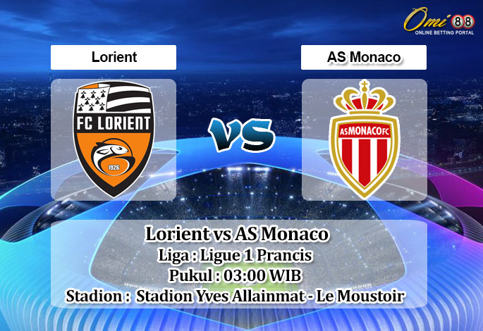 Prediksi Skor Lorient vs AS Monaco 12 Januari 2023