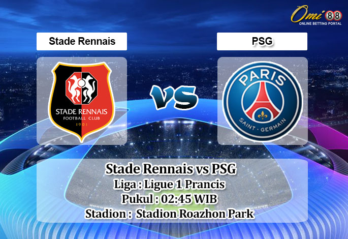 Prediksi Skor Stade Rennais vs PSG 16 Januari 2023