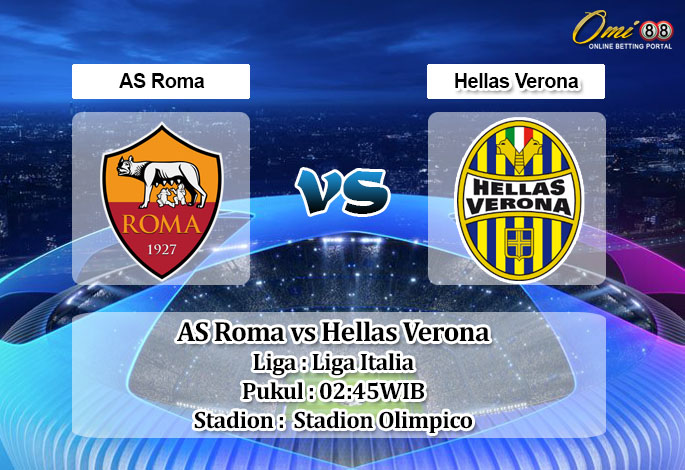 Prediksi Skor AS Roma vs Hellas Verona 20 Februari 2023