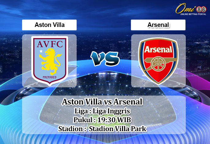 Prediksi Skor Aston Villa vs Arsenal 18 Februari 2023