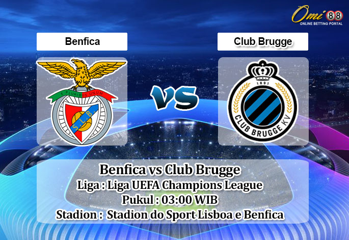 Prediksi Skor Benfica vs Club Brugge 8 Maret 2023