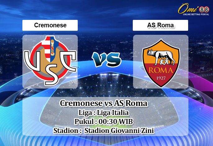 Prediksi Skor Cremonese vs AS Roma 1 Maret 2023