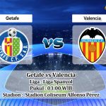 Prediksi Skor Getafe vs Valencia 21 Februari 2023