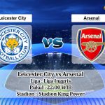 Prediksi Skor Leicester City vs Arsenal 25 Februari 2023