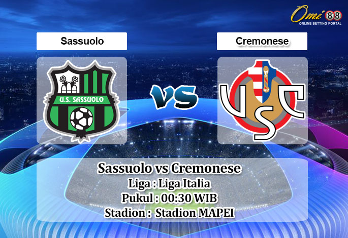 Prediksi Skor Sassuolo vs Cremonese 7 Maret 2023