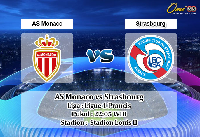Prediksi Skor AS Monaco vs Strasbourg 2 April 2023