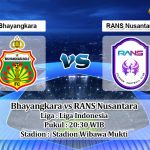 Prediksi Skor Bhayangkara vs RANS Nusantara 30 Maret 2023