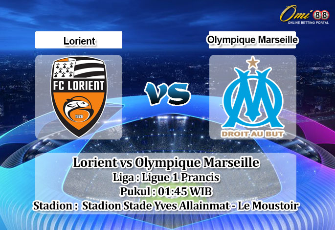 Prediksi Skor Lorient vs Olympique Marseille 10 April 2023