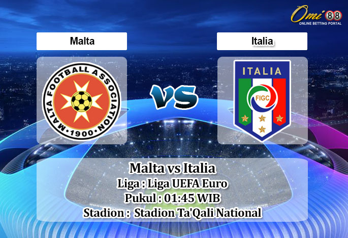 Prediksi Skor Malta vs Italia 27 Maret 2023