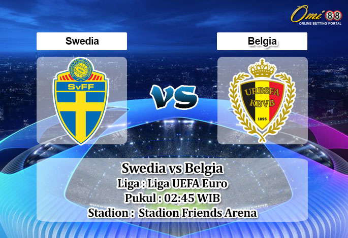 Prediksi Skor Swedia vs Belgia 25 Maret 2023