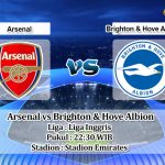 Prediksi Skor Arsenal vs Brighton & Hove Albion 14 Mei 2023
