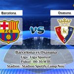 Prediksi Skor Barcelona vs Osasuna 3 Mei 2023